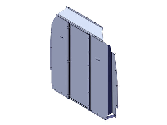 Solid Safety Partition, Gen 2, for 2007-2024 Mercedes-Benz Sprinter High & Super High Roof