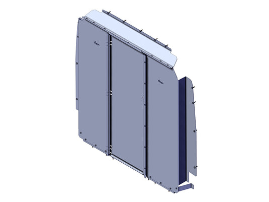 Solid Safety Partition, Gen 2, for 2007-2024 Mercedes-Benz Sprinter 2500 Standard Roof