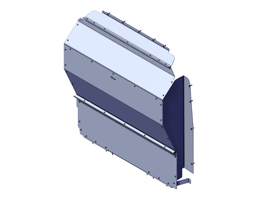 Solid Contoured Safety Partition for 2007-2024 Mercedes-Benz Sprinter 2500 Standard Roof