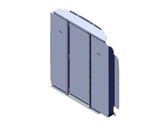 Solid Safety Partition, Gen 2 for 2014+ Ford Transit 150/250/350 Medium Roof