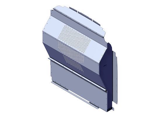 Perforated Contoured Safety Partition for 2014+ Ford Transit Medium Roof