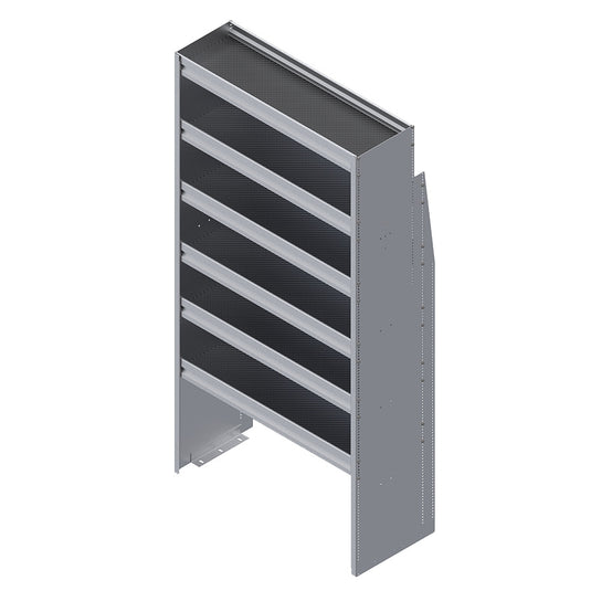 Universal 6 Shelf Unit Without Bins, 36"L x 15-5/8"D x 72"H