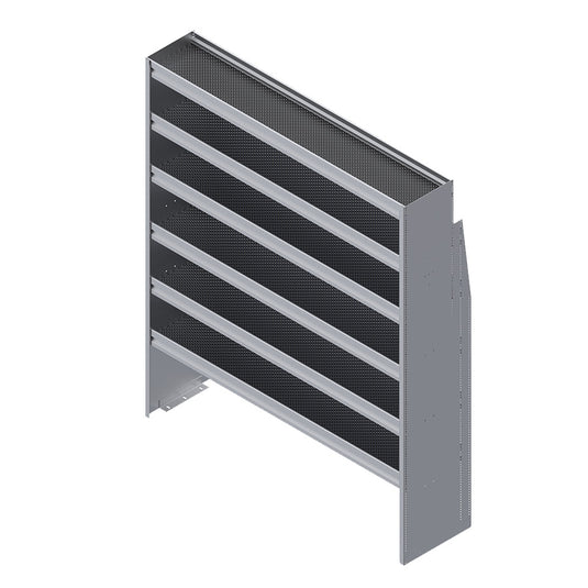 Universal 6 Shelf Unit Without Bins, 60"L x 15-5/8"D x 72"H
