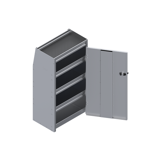 Security Cabinet With 3 Shelves, 24-1/4"L x 15-1/2"D x 46"H