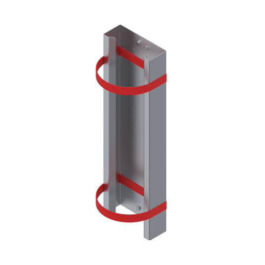 Cylinder Mount, 6"L x 2-1/2"D x 24"H