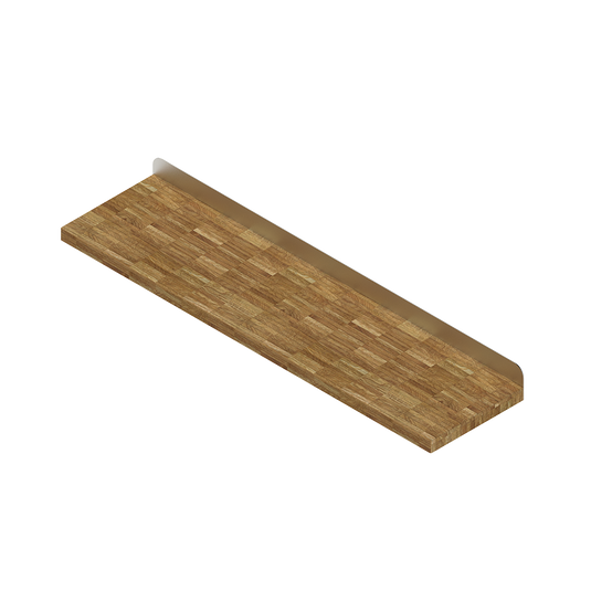 Butcher Block Workbench Top, 60"L x 15"D x 1-3/4"H