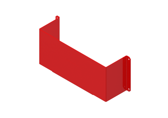 Level 1 Medical Kit Holder, Red, 17-3/8"L x 4-7/8"D x 7-1/8"H