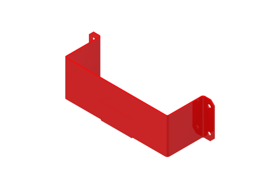 Level 1 Medical Kit Holder, Red, 10-1/2"L x 3-1/8"D x 3-1/8"H