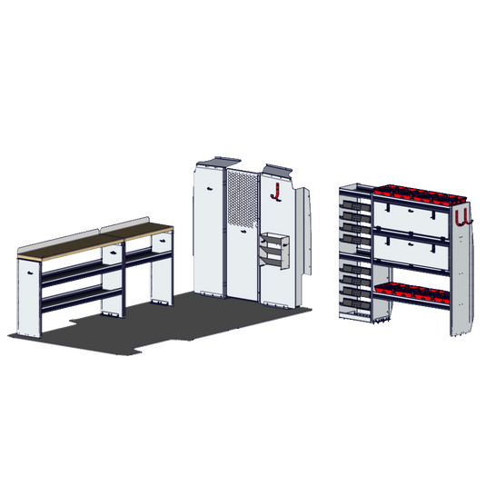 Locksmith Package for 2013+ Ram ProMaster 2500/3500 159" Wheelbase, High Roof