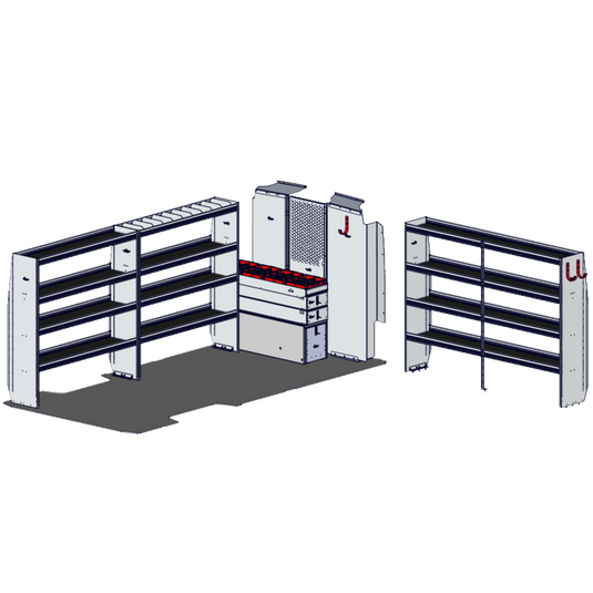 Heavy Duty Drawer Package for 2013+ Ram ProMaster 3500 159