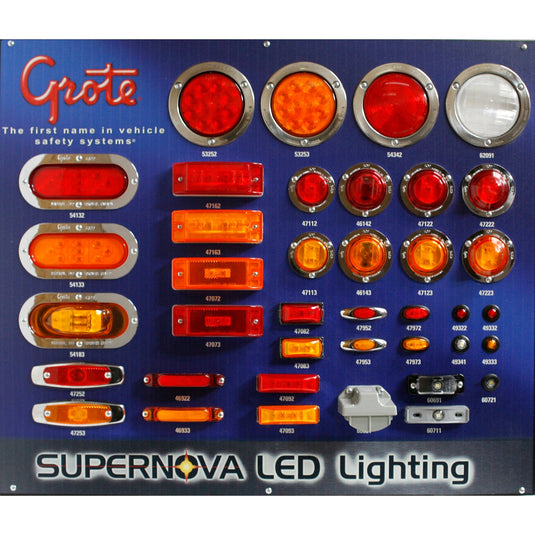Display, Supernova® Lighted Display Board - 089373125640 - Grote