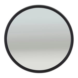  Mirror, 8", Chrome, Plastic Round Convex With Center-Mnt Ball-Stud 