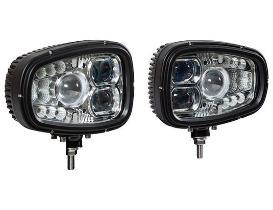 SAM Universal Heated LED Snow Plow Headlights - 1312000 - Buyers Products