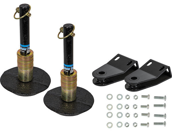 SAM Heavy Duty Shoe Assembly for Fisher¬Æ and Western¬Æ Snow Plows - Complete Kit (Includes Casting, Brackets, and Hardware) - Replaces Fisher and Western 