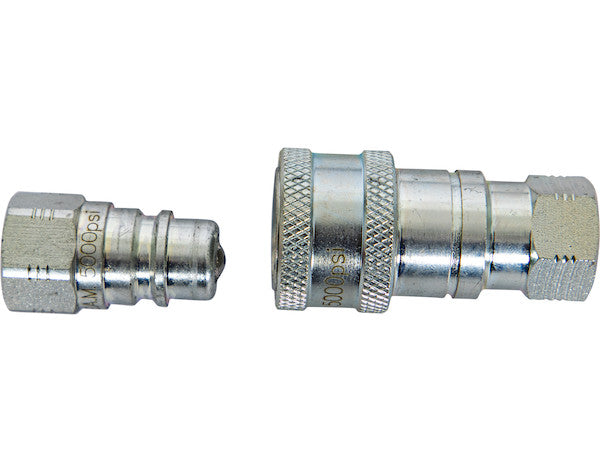 SAM 1/4 Inch Hydraulic Coupler Similar to Fisher¬Æ OEM: A1587 (Bulk, 100 per Box) - 1304326 - Buyers Products