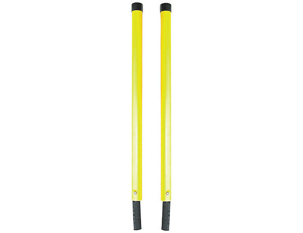 1-5/16 x 24 Inch Fluorescent Yellow Oversized Bumper Marker Sight Rods - 1308150 - Buyers Products