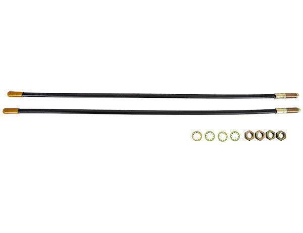 SAM 22 Inch Black Flexible Blade Guides With Hardware - 1308300 - Buyers Products