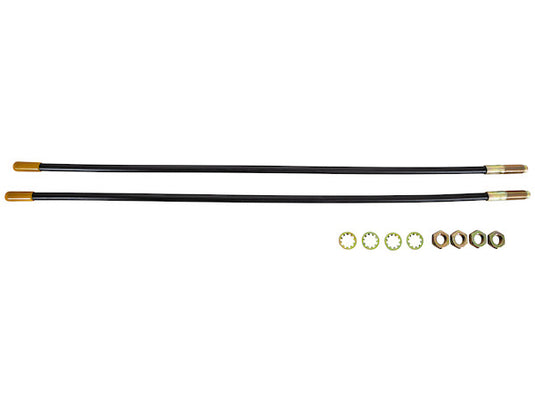 SAM 22 Inch Black Flexible Blade Guides With Hardware - 1308300 - Buyers Products