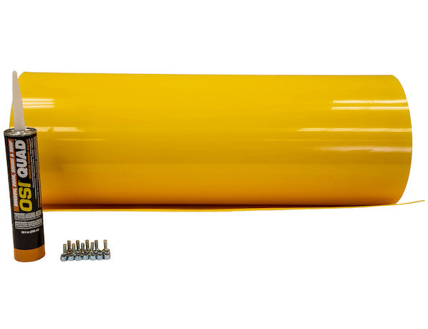 SAM 28 x 96 Inch Yellow Plow Shield - 1310020 - Buyers Products
