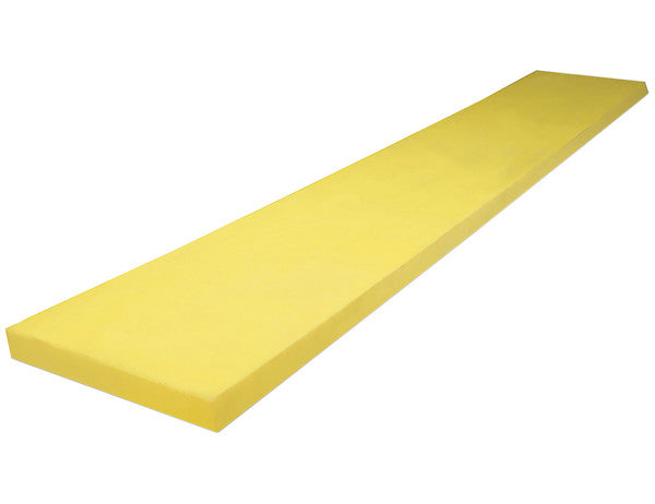 SAM Cutting Edge 1-1/2 x 8 x 120 Inch - Yellow Polyurethane - No Holes - 1312515 - Buyers Products