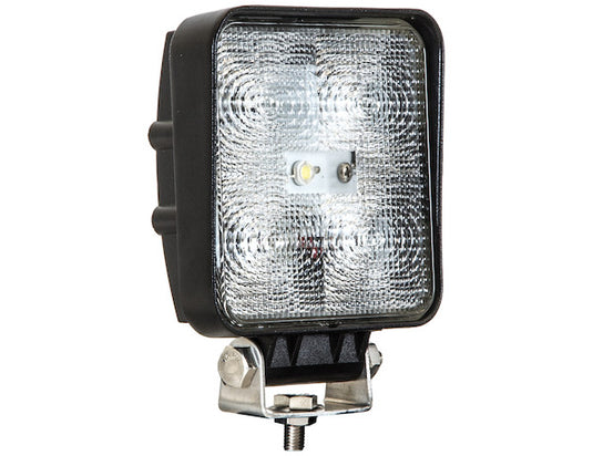 4 Inch Square LED Clear Flood Light - 1492117 - Buyers Products