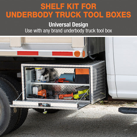 Universal Shelf Kit for Underbody Truck Tool Boxes