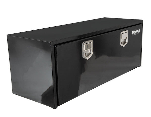 Load image into Gallery viewer, Black Steel Underbody Truck Tool Box with Paddle Latch Series
