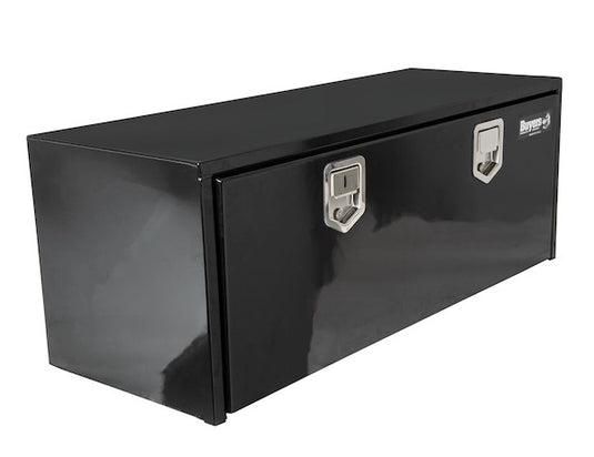 Black Steel Underbody Truck Tool Box With Paddle Latch Series - 1702110 - Buyers Products