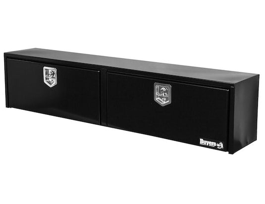 16x13x96 Inch Black Steel Topsider Truck Box - 1702960 - Buyers Products