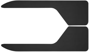 HUS-17049 Husky Husky Mud Flaps Guards Long John Universal Black 15"X36"