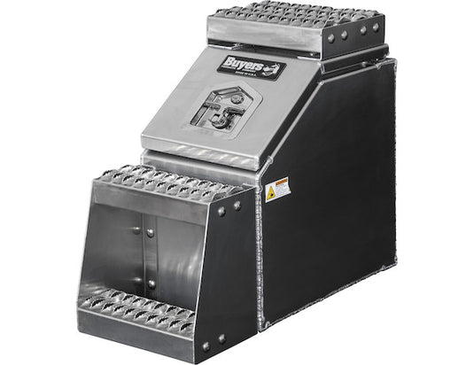 Heavy Duty Smooth Aluminum WideOpen¬Æ  Step Boxes for Semi Trucks - 12 Inch Width - 1705280 - Buyers Products