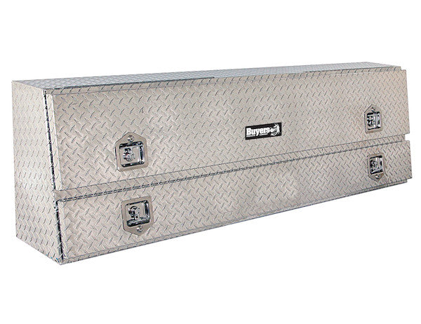 Diamond Tread Aluminum Pick-Up Truck Contractor With Lower Door Topsider Truck Tool Box Series - 1705640 - Buyers Products