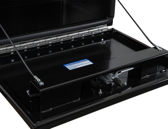 Pro Series Black Smooth Aluminum Underbody Truck Tool Box Series