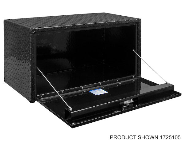 24x24x60 Inch Black Diamond Tread Aluminum Underbody Truck Box - 1725145 - Buyers Products