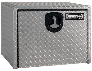 Diamond Tread Aluminum Underbody Truck Tool Box with 3 Pt. Latch