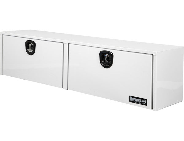 Load image into Gallery viewer, 18x16x72 Inch White Smooth Aluminum Topsider Truck Box - 1753163 - Buyers Products
