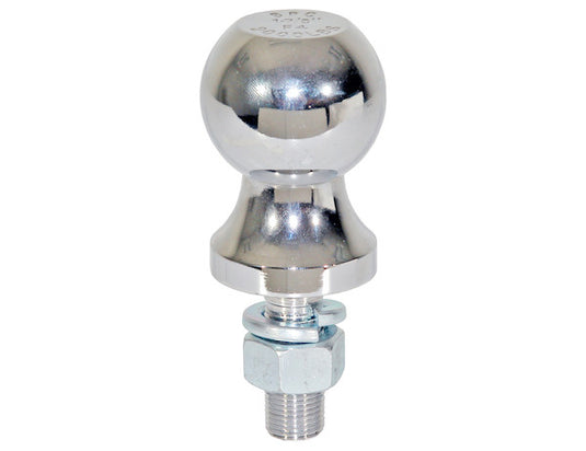 2 Inch Bulk Chrome Hitch Balls With 1 Inch Shank Diameter x 2-1/8 Long - 1802134 - Buyers Products