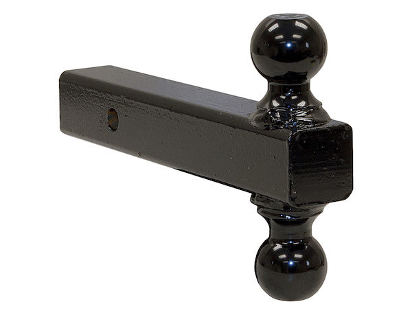 Double-Ball Hitch Solid Shank With Black Balls (2 in., 2-5/16 in.) - 1802215 - Buyers Products