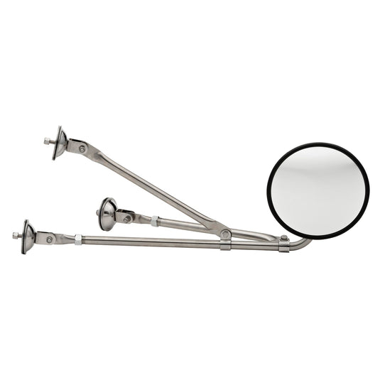 Mirror, Stainless Steel, Conventional Fender Mount  Assy. - 28443 - Grote