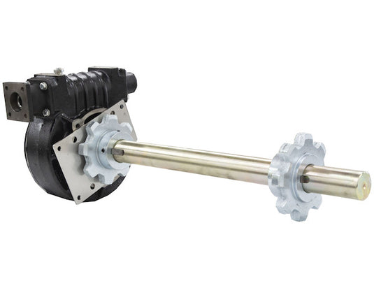 Replacement 50:1 Gearbox Assembly with 2 Inch Shaft and Sprockets - 3010847 - Buyers Products
