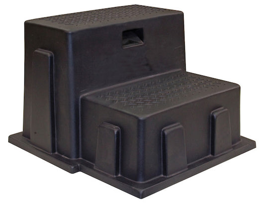 Black Polymer Utility Step - 24 x 21 x 16 Inch Tall - 3013658 - Buyers Products