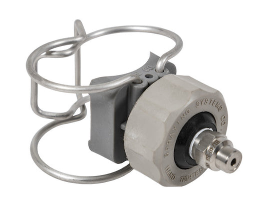 Quick Connect Spray Nozzle for Center Lane on Three Lane Stainless Steel Spray Bars - 3039395 - Buyers Products