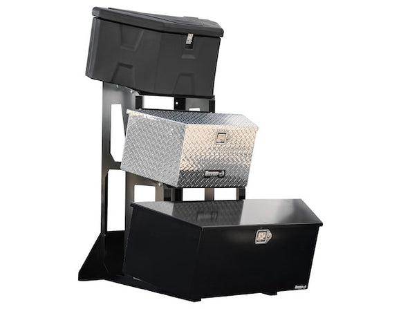 Display fixture for Buyers Products Trailer Tongue Truck Tool Boxes