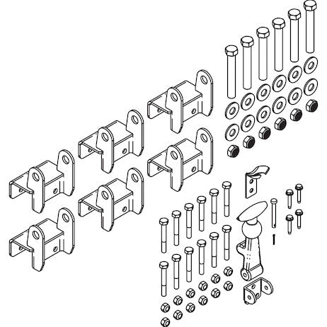 Hardware Kit for PRO3000 Lids - 3048088 - Buyers Products