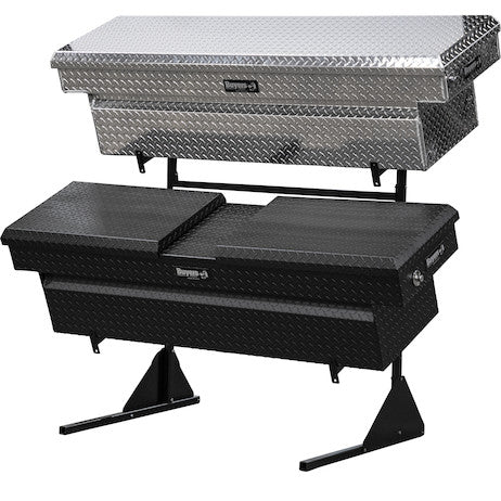Display fixture for Buyers Products Crossover Truck Tool Boxes