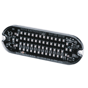 Directional LED: Oval grommet mount, 12VDC, 15 flash patterns