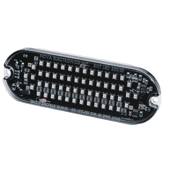 Directional LED: Oval grommet mount, 12VDC, 15 flash patterns