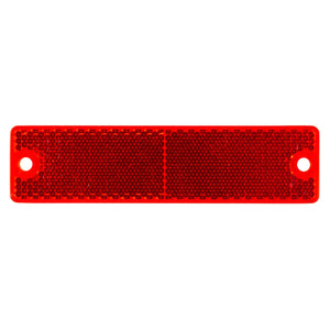  Reflector, Red, Mini Stick-On Rectangular, Bulk Pack 