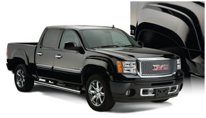 BUS-40926-02 BushWacker Fender Flares (4) Original Equipment Style  GMC Sierra 07-14 Foot Box