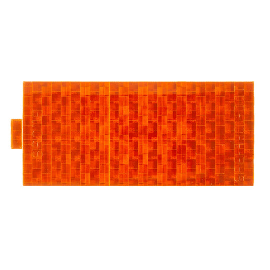 Reflector, 1-3/4" X 3-13/16" Rectan.,Yellow,Stick-On,Class"A"Tape,Bulk - 41153-3 - Grote